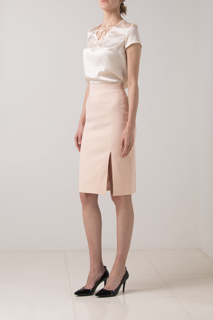 Light pink clearance pencil dress